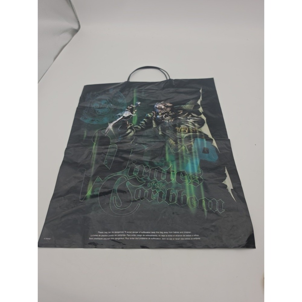 Vtg Nos Pirates of the Caribbean Halloween Trick or Treat Bag - 2005